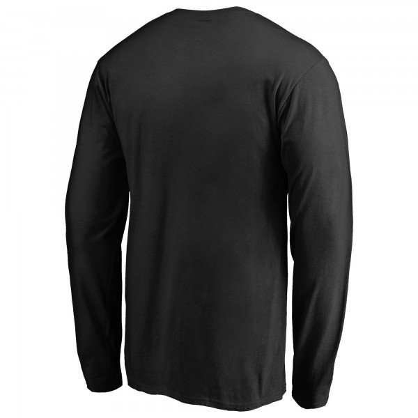 New York Yankees Black Midnight Mascot Long Sleeve T-Shirt