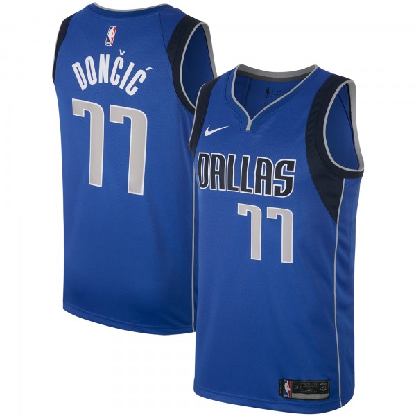 Игровая майка Dallas Mavericks Luka Doncic Nike Men's Swingman - Royal - оригинальная джерси НБА
