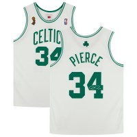 Autographed Boston Celtics Paul Pierce Fanatics Authentic Mitchell & Ness 2007 - 2008 White Authentic Jersey