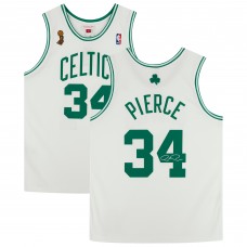 Autographed Boston Celtics Paul Pierce Fanatics Authentic Mitchell & Ness 2007 - 2008 White Authentic Jersey