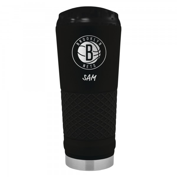 Brooklyn Nets Stealth Matte 24oz Tumbler - Black