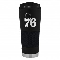 Philadelphia 76ers Black Stealth Matte 24oz Tumbler