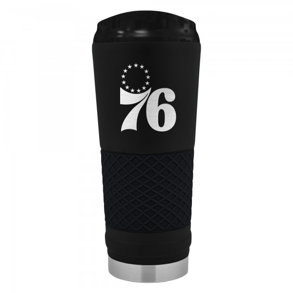 Philadelphia 76ers Black Stealth Matte 24oz Tumbler