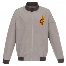 Куртка бомбер Cleveland Cavaliers JH Design Lightweight Nylon - Gray/Charcoal
