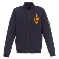 Куртка бомбер Cleveland Cavaliers JH Design Lightweight Nylon - Navy
