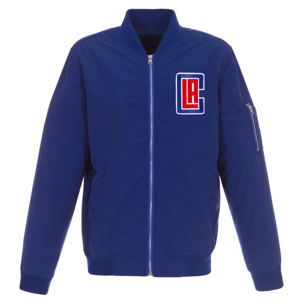 Куртка бомбер LA Clippers JH Design Lightweight Nylon - Royal