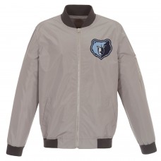 Куртка бомбер Memphis Grizzlies JH Design Lightweight Nylon - Gray/Charcoal