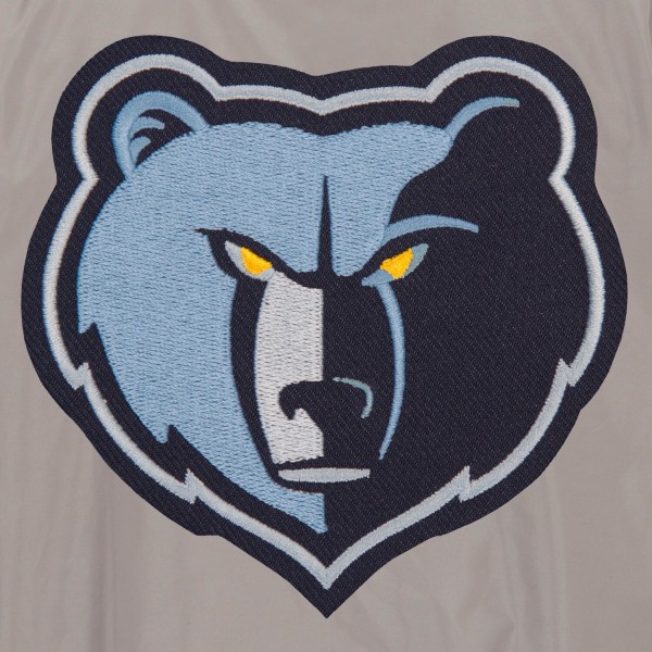 Куртка бомбер Memphis Grizzlies JH Design Lightweight Nylon - Gray/Charcoal