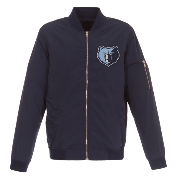 Куртка бомбер Memphis Grizzlies JH Design Lightweight Nylon - Navy