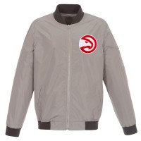 Куртка бомбер Atlanta Hawks JH Design Lightweight Nylon - Gray/Charcoal