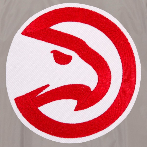 Куртка бомбер Atlanta Hawks JH Design Lightweight Nylon - Gray/Charcoal