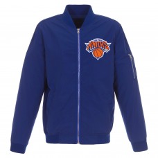 Куртка бомбер New York Knicks JH Design Lightweight Nylon - Royal