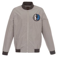 Куртка бомбер Dallas Mavericks JH Design Lightweight Nylon - Gray/Charcoal