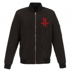 Куртка бомбер Houston Rockets JH Design Lightweight Nylon - Black