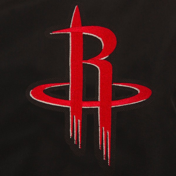 Куртка бомбер Houston Rockets JH Design Lightweight Nylon - Black