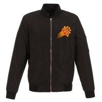 Бомбер на молнии Phoenix Suns JH Design Lightweight Nylon - Black
