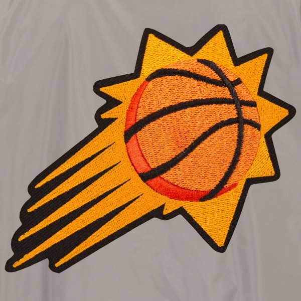 Бомбер на молнии Phoenix Suns JH Design Lightweight Nylon - Gray/Charcoal