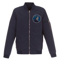 Куртка бомбер Minnesota Timberwolves JH Design Lightweight Nylon - Navy