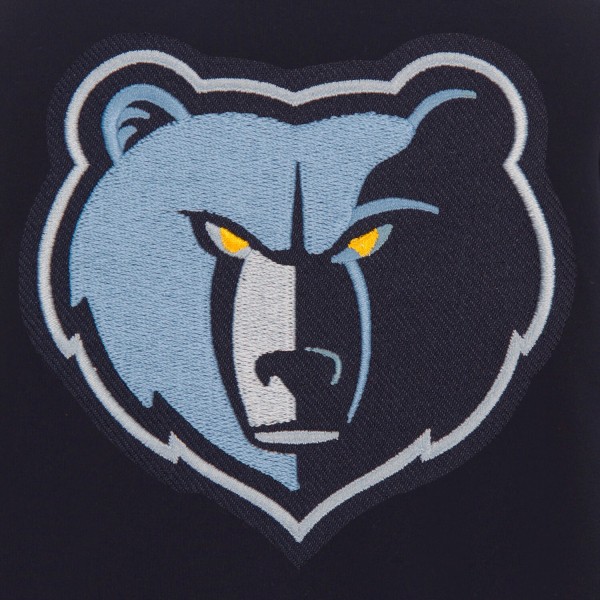 Куртка двусторонняя Memphis Grizzlies JH Design Fleece & Faux Leather - Navy/White