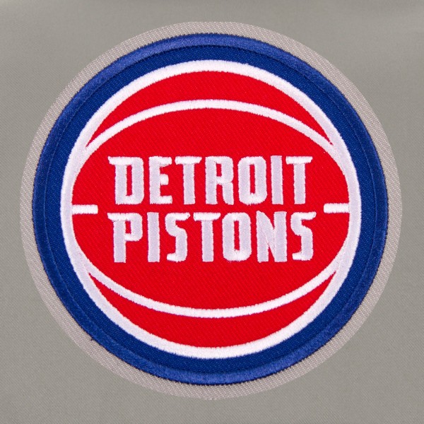 Куртка на кнопках Detroit Pistons JH Design Youth Poly-Twill - Royal/Gray