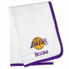 Именное детское одеяло Los Angeles Lakers Baby - White