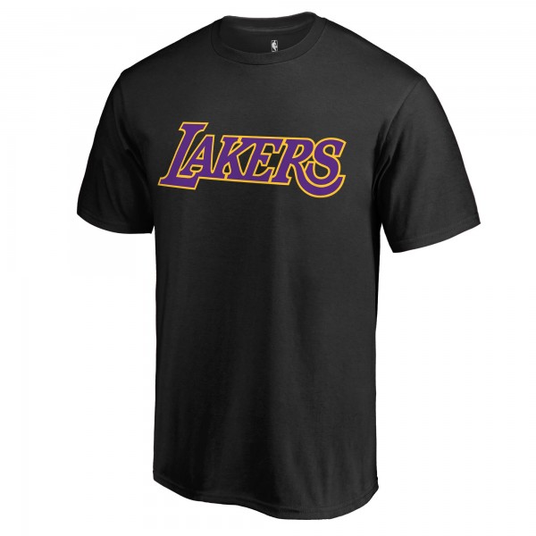 Футболка LeBron James Los Angeles Lakers Sidesweep Name & Number - Black