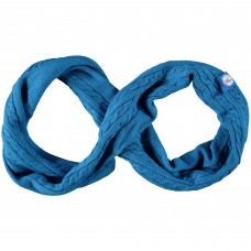 Philadelphia 76ers Womens Cable Knit Infinity Scarf - Blue