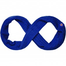 New York Knicks Womens Cable Knit Infinity Scarf - Blue