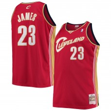 LeBron James Cleveland Cavaliers Mitchell & Ness 2003/04 Big & Tall Hardwood Classics Swingman Jersey - Red