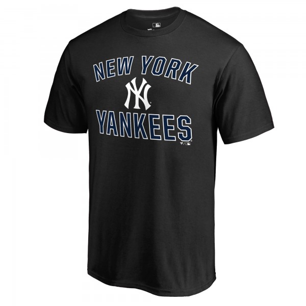 New York Yankees Black Team Victory Arch T-Shirt