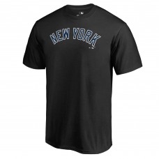 New York Yankees Black Team Wordmark T-Shirt