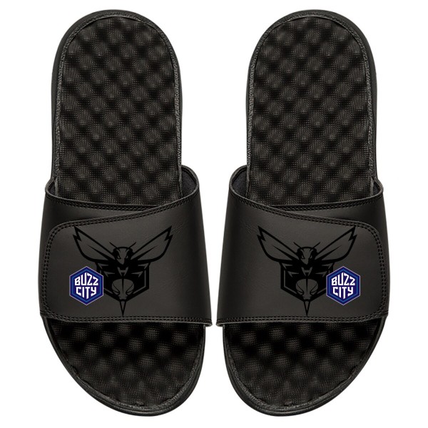 Детские шлепки Charlotte Hornets ISlide Tonal Pop - Black