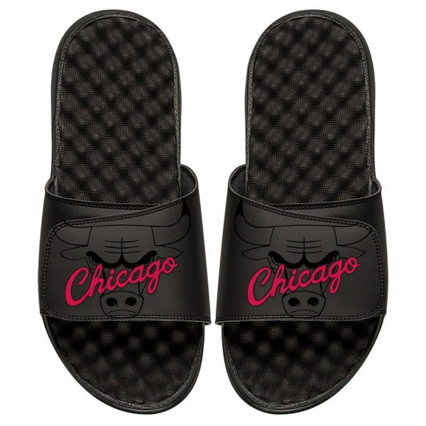 Детские шлепки Chicago Bulls ISlide Tonal Pop - Black