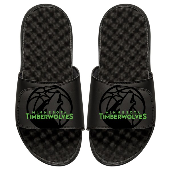Детские шлепки Minnesota Timberwolves ISlide Tonal Pop - Black