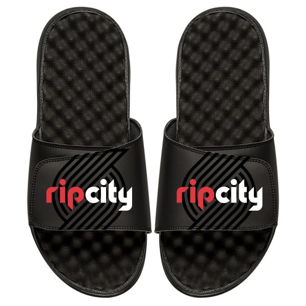 Детские шлепки Portland Trail Blazers ISlide Tonal Pop - Black