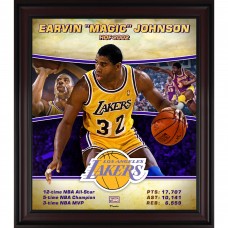 Los Angeles Lakers Earvin Magic Johnson Fanatics Authentic Framed 15 x 17 Hardwood Classics Player Collage
