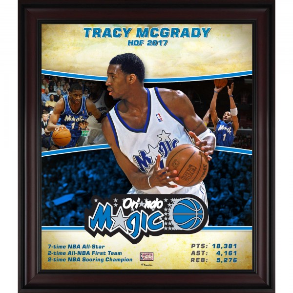 Orlando Magic Tracy McGrady Fanatics Authentic Framed 15 x 17 Hardwood Classics Player Collage