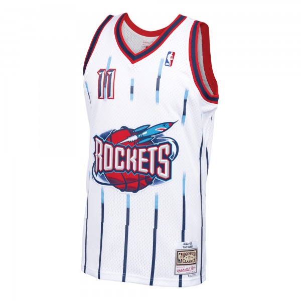 Игровая форма  Yao Ming Houston Rockets Mitchell & Ness Hardwood Classics Swingman - White