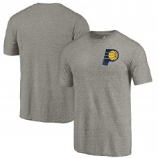 Футболка Indiana Pacers Primary Logo Left Chest Distressed - Gray