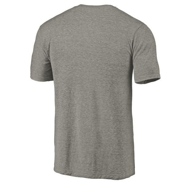 Футболка San Antonio Spurs Gray Primary Logo Left Chest Distressed Tri-Blend