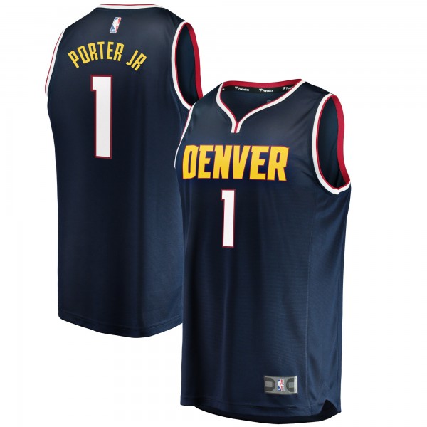 Игровая джерси Denver Nuggets Michael Porter Jr. Fanatics Blue Fast Break Replica - Icon Edition