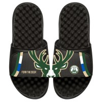 Игровая форма  Шлепки Milwaukee Bucks ISlide Statement Split - Black