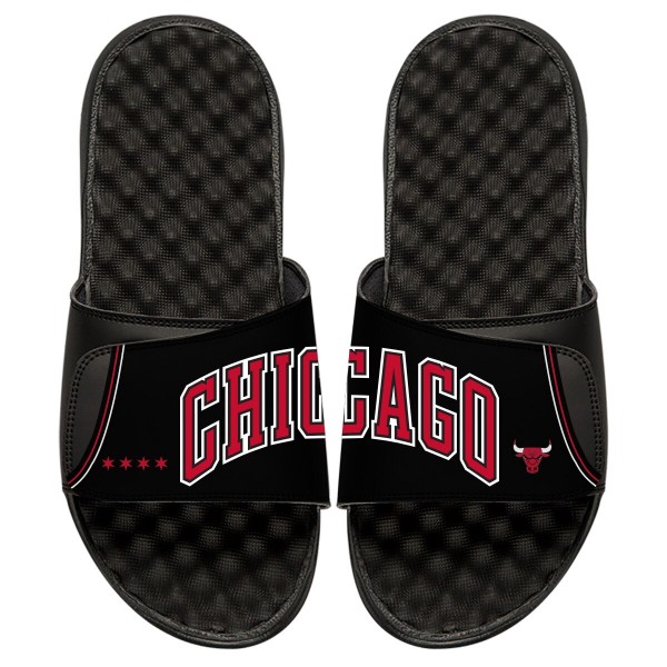 Детские шлепки Chicago Bulls ISlide Statement - Black