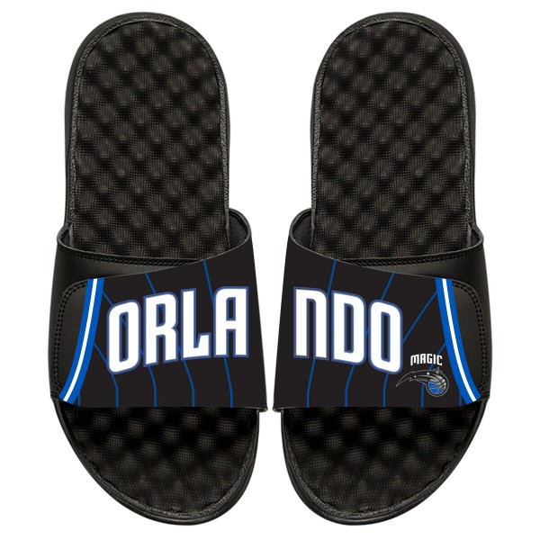 Детские шлепки Orlando Magic ISlide Statement - Black