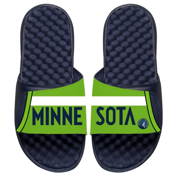 Детские шлепки Minnesota Timberwolves ISlide Statement - Navy