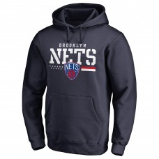 Толстовка с капюшоном Brooklyn Nets Hoops For Troops - Navy