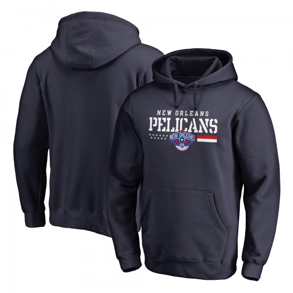 Толстовка с капюшоном New Orleans Pelicans Hoops For Troops - Navy - фирменная одежда NBA