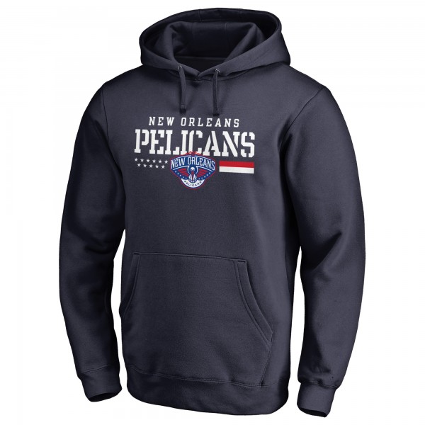 Толстовка с капюшоном New Orleans Pelicans Hoops For Troops - Navy - фирменная одежда NBA