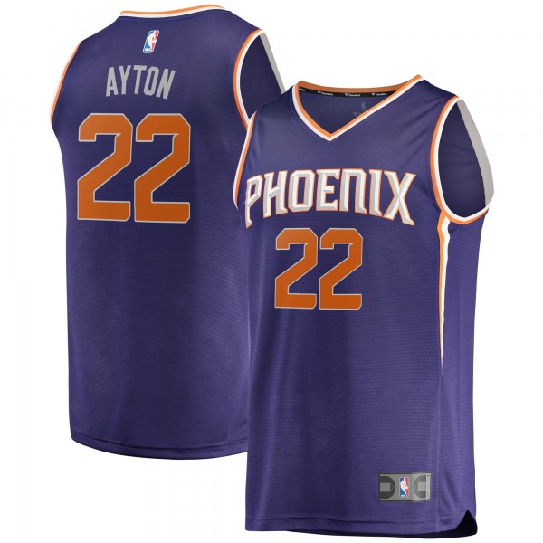 Игровая майка DeAndre Ayton Phoenix Suns Fast Break Replica - Icon Edition - Purple - оригинальная джерси НБА