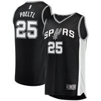 Игровая форма Jakob Poeltl San Antonio Spurs Fast Break Replica - Icon Edition - Black